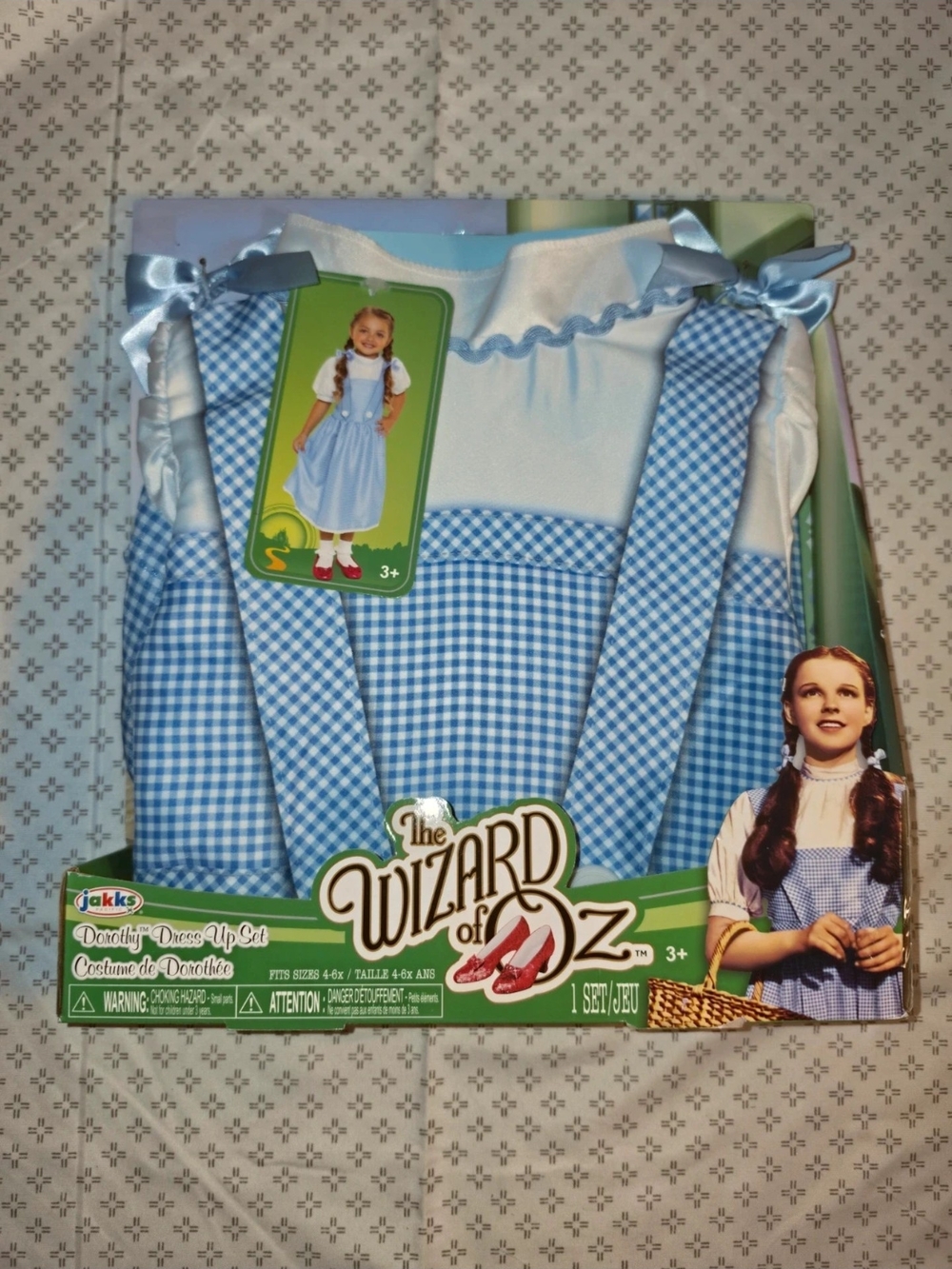 The Wizard of Oz Dorothy Inspired Blue Gingham Kids Costume by